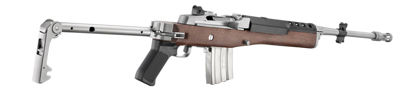 RIFLE RUGER 5.56X45 MINI-14 STAINLESS W/FOLDING STOCK