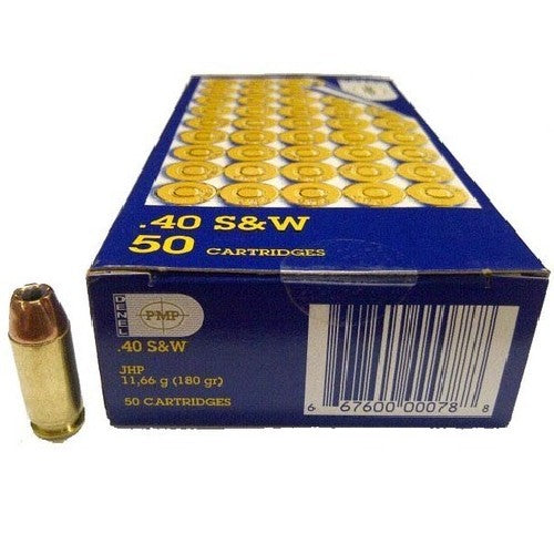 AMMO PMP 40S&W 180GR JHP (50)