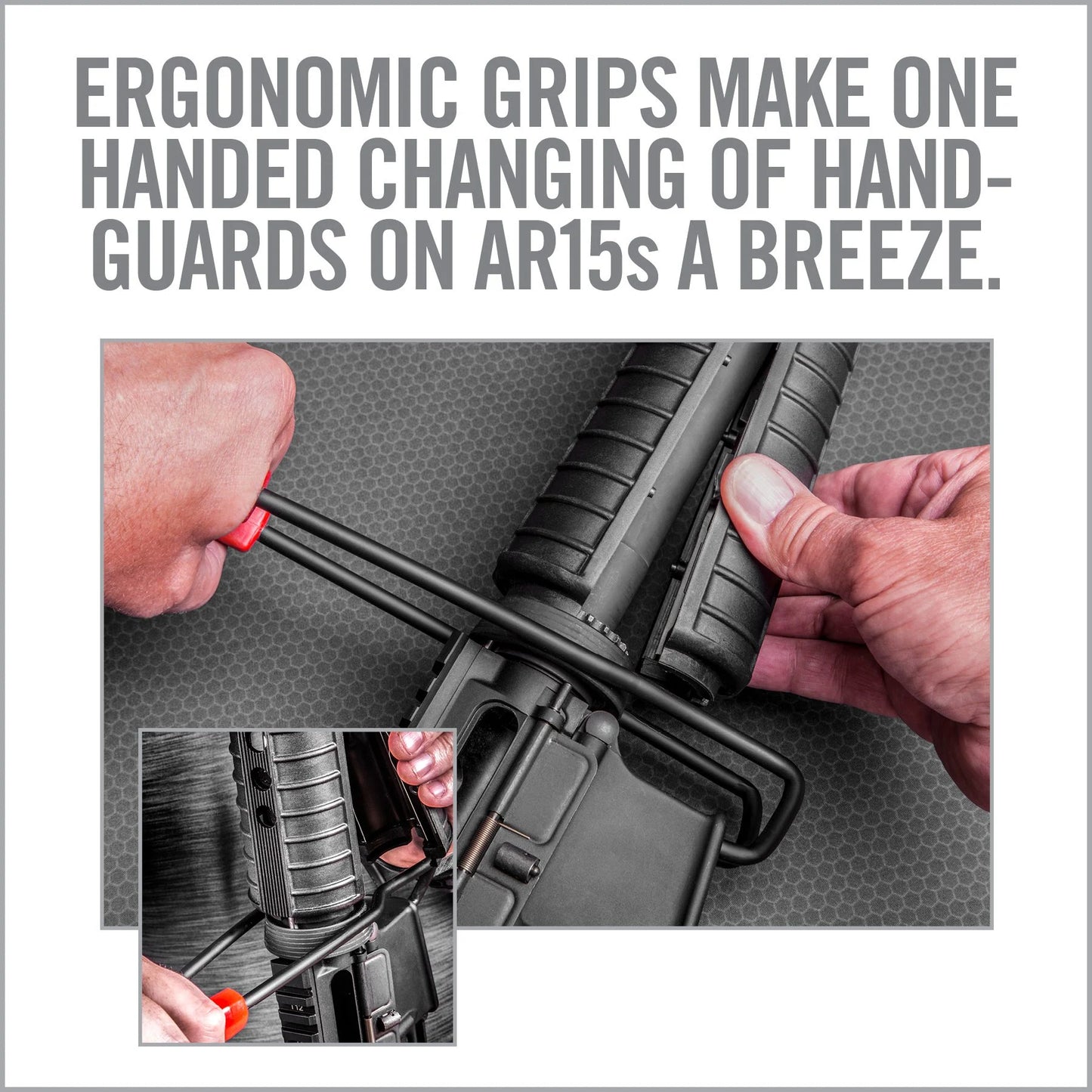 AR-15 EASY GRIP HANDGUARD REMOVAL TOOL
