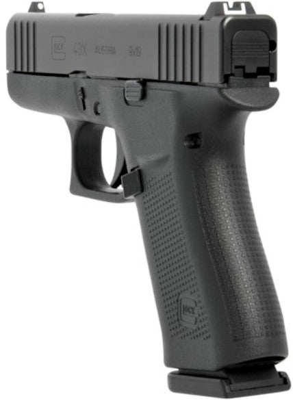 GLOCK 43X SLIM BLACK 9MM PAR