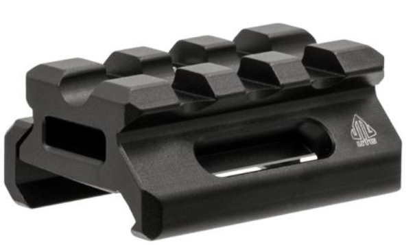 UTG HI PROFILE RISER MOUNT 0,5''HEIGHT, 3 SLOTS