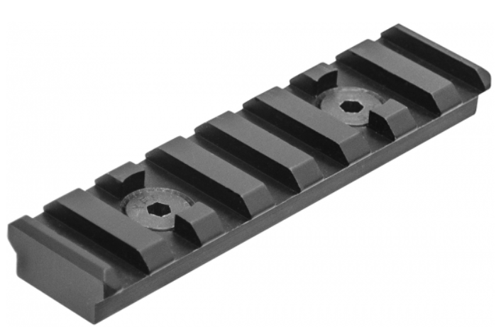 UTG PRO 8-SLOT M-LOK PICATINNY RAIL SELECTION, BLACK