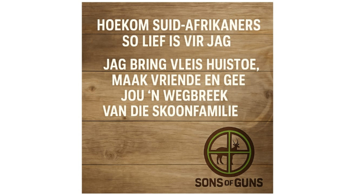 Hoekom Suid-Afrikaners so lief is vir jag