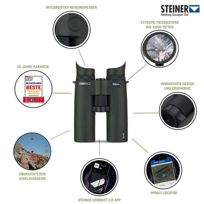 STEINER BINO OBSERVER 10X42 LRF