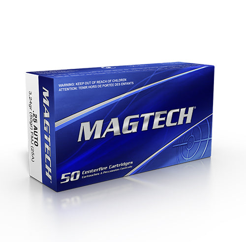 AMMO MAGTECH 25AUTO 50GR FMJ (50)