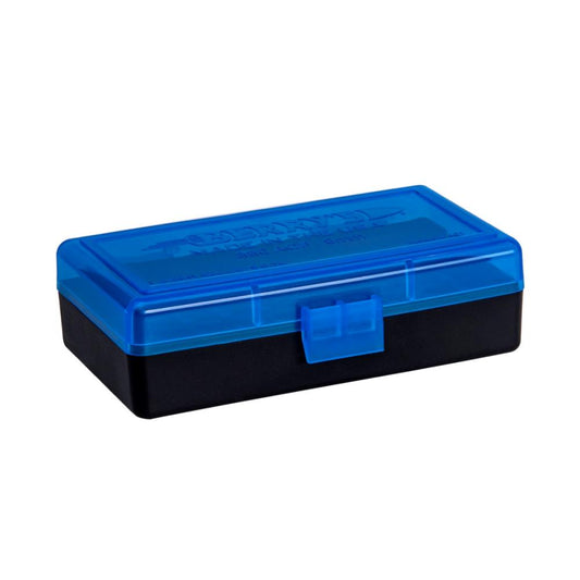 AMMO BOX BERRY BLUE BOX (380/9MM) 50RD