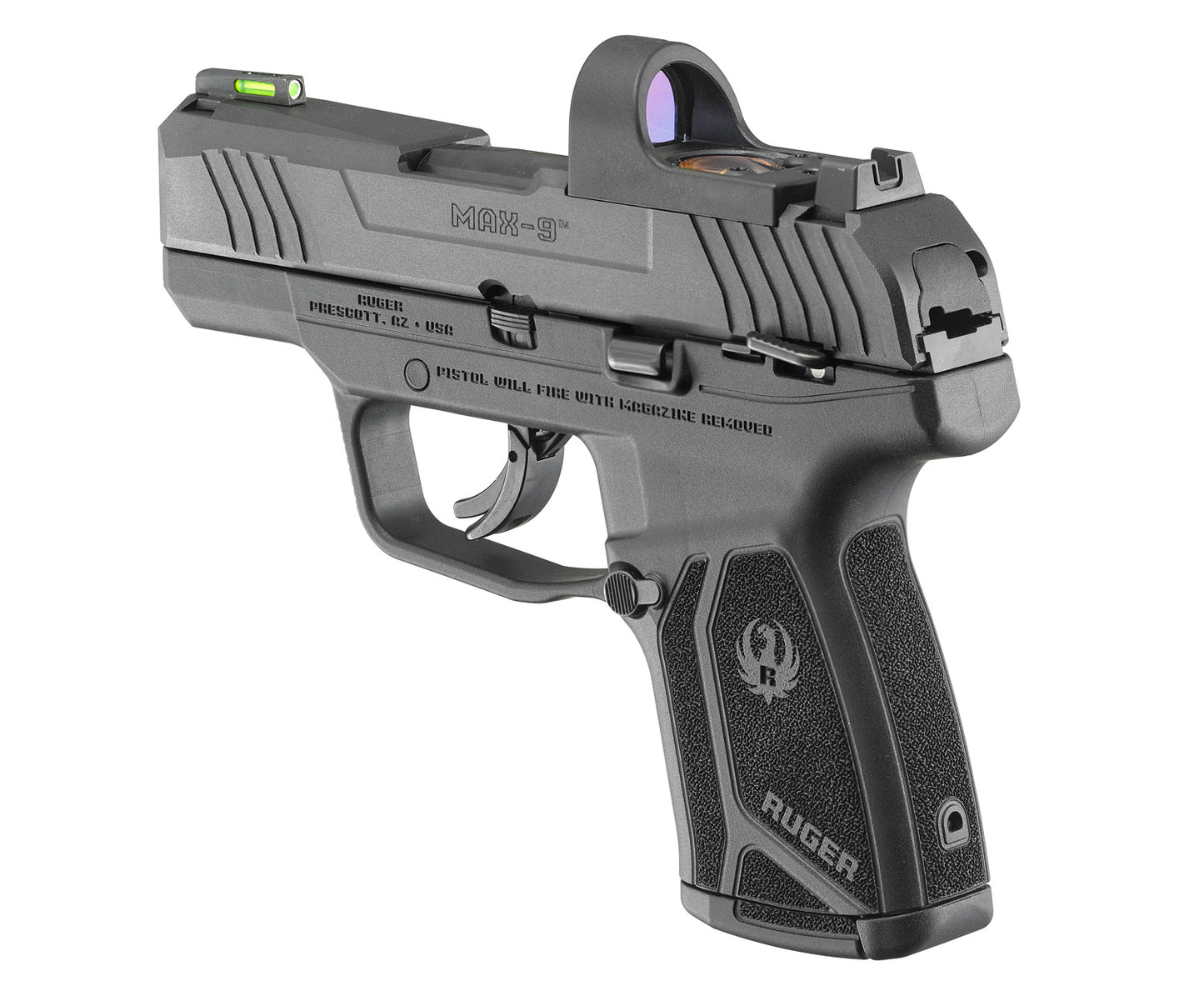 PISTOL RUGER 9MMP MAX9RD W/ RED DOT