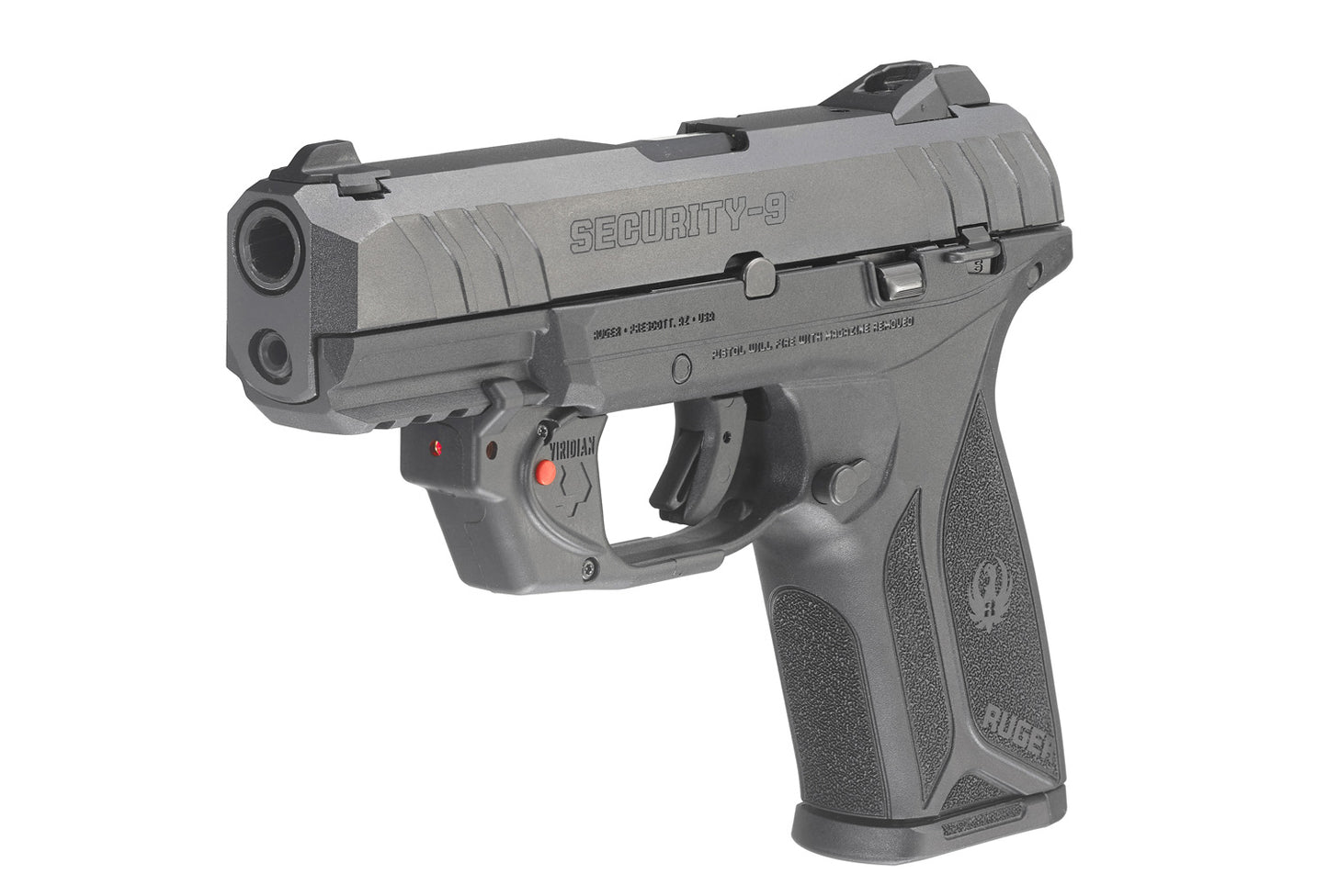 PISTOL RUGER 9MMP SECURITY-9 W/LASER