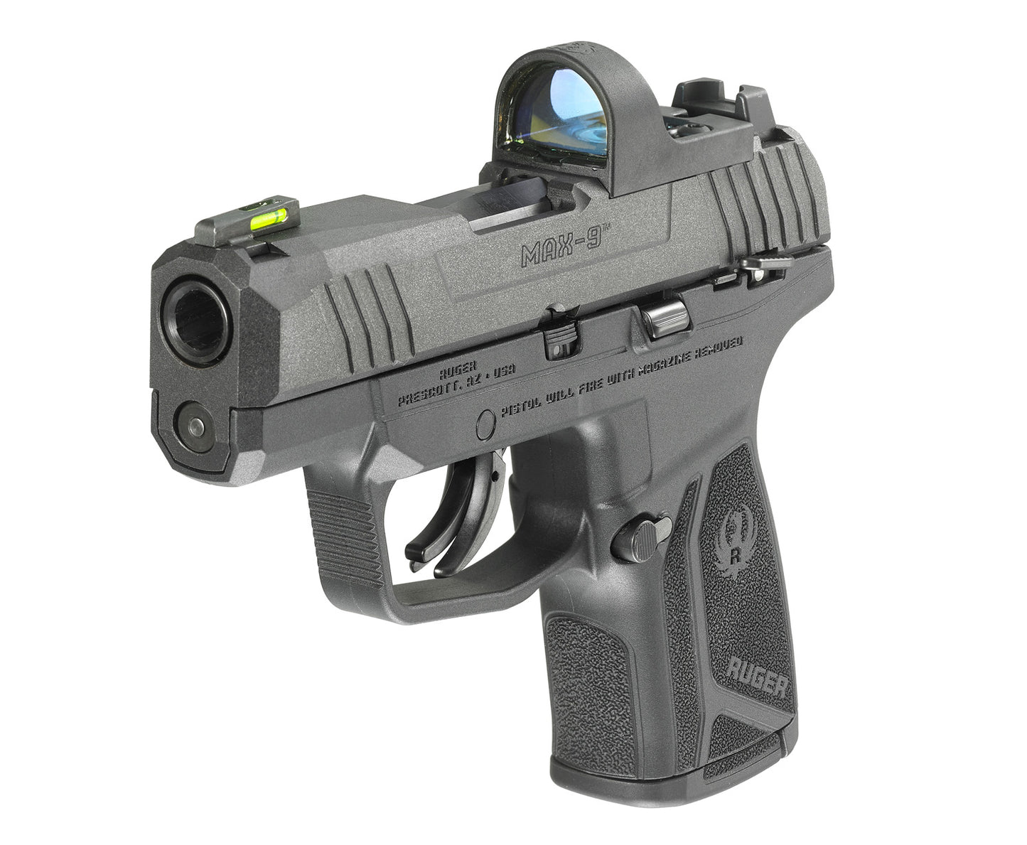 PISTOL RUGER 9MMP MAX9RD W/ RED DOT
