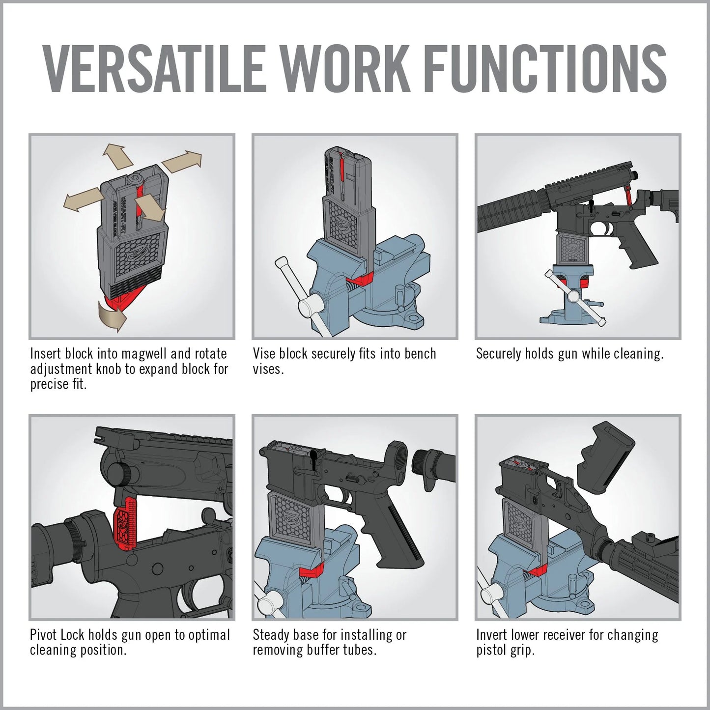 AR-15 SMART-FIT VISE BLOCK