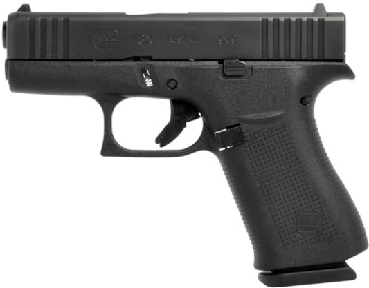 GLOCK 43X SLIM BLACK 9MM PAR