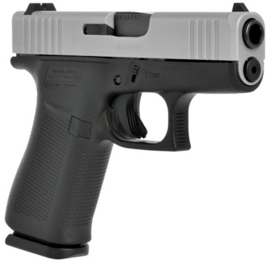 GLOCK 43X SLIM SILVER SLIDE 9MM PAR