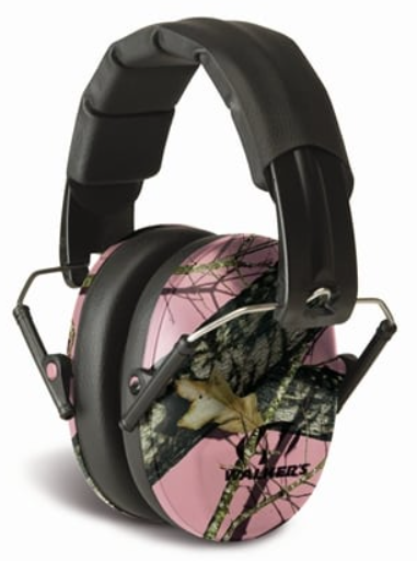 WALKER PRO LOW PROFILE PASSIVE FOLD MUFF PINK MOSSY OAK 22DB