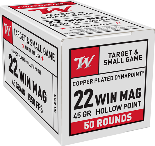 WINCHESTER AMMO 22MAG 45GR DYNAPOINT (50)