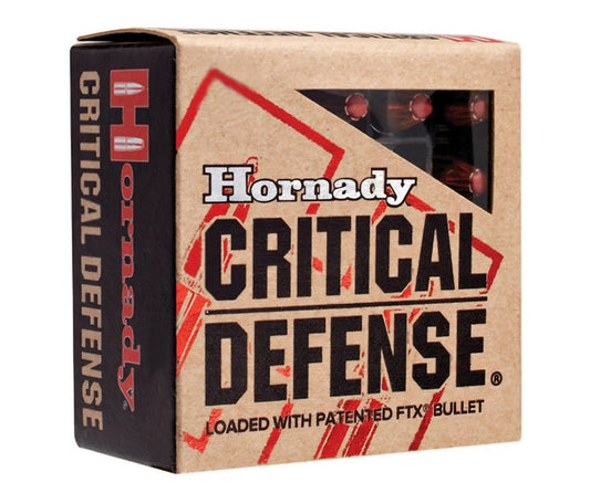 AMMO 380ACP 90GR HORNADY FTX CRITICAL DEFENSE (25)